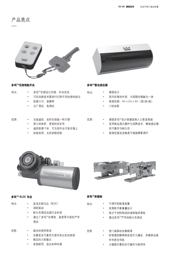 多瑪自動(dòng)感應(yīng)門電機(jī)