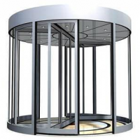 鄭州旋轉(zhuǎn)門廠家，自動旋轉(zhuǎn)門效果圖