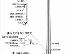 旗桿怎么安裝圖片