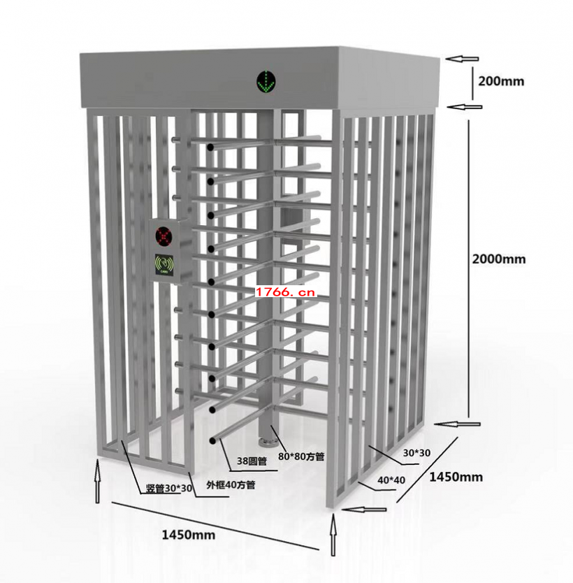 工地不銹鋼轉(zhuǎn)門(mén)