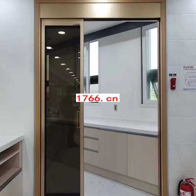 家用電動(dòng)門(mén),鋁合金型材重疊自動(dòng)門(mén)圖3