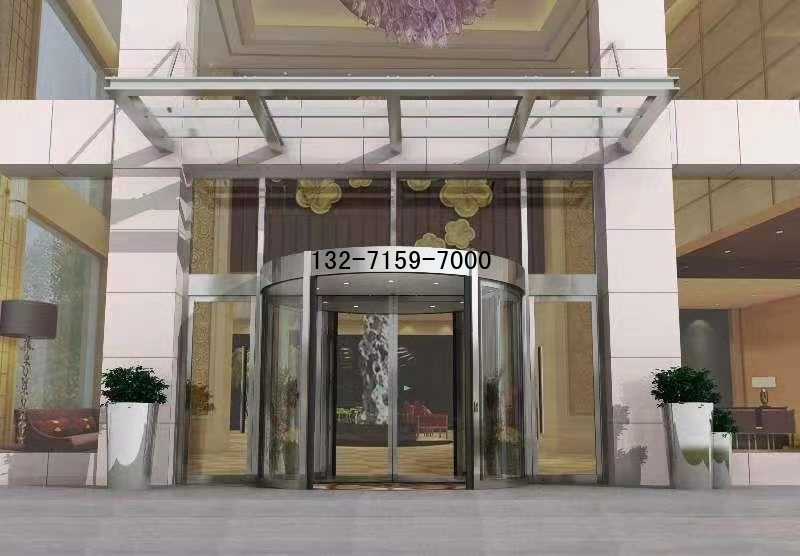 不銹鋼自動旋轉(zhuǎn)門 不銹鋼自動旋轉(zhuǎn)門