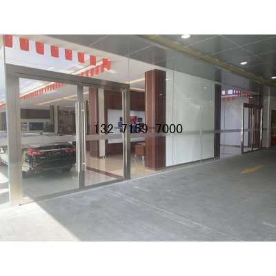 鄭州不銹鋼地彈簧門安裝廠家圖1