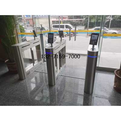 鄭州人臉識(shí)別機(jī)+人行通道閘安裝，鄭州同創(chuàng)自動(dòng)門(mén)圖3