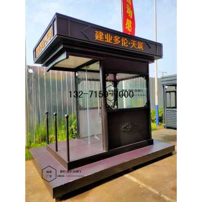 河南鄭州不銹鋼崗?fù)不銹鋼玻璃崗?fù)不銹鋼門衛(wèi)室_圖1