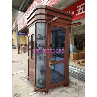 河南鄭州不銹鋼崗?fù)不銹鋼玻璃崗?fù)不銹鋼門衛(wèi)室_圖2