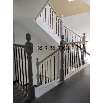 輕奢款鋁藝樓梯護(hù)欄，?鋁藝樓梯護(hù)欄的優(yōu)勢(shì)，鋁藝樓梯護(hù)欄圖片圖2