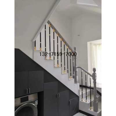 輕奢款鋁藝樓梯護(hù)欄，?鋁藝樓梯護(hù)欄的優(yōu)勢(shì)，鋁藝樓梯護(hù)欄圖片圖4