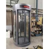 鄭州雙門互鎖自動門，雙扇水晶安檢門，雙圓弧通道互鎖門特點