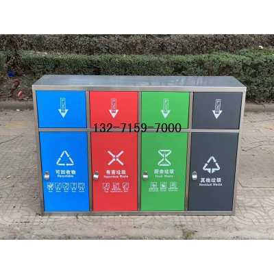 鄭州不銹鋼垃圾桶，來圖定制，現(xiàn)貨不銹鋼垃圾桶圖3