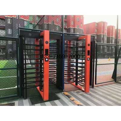 小區(qū)門禁自動轉(zhuǎn)門，鄭州單向通行不銹鋼轉(zhuǎn)門圖3