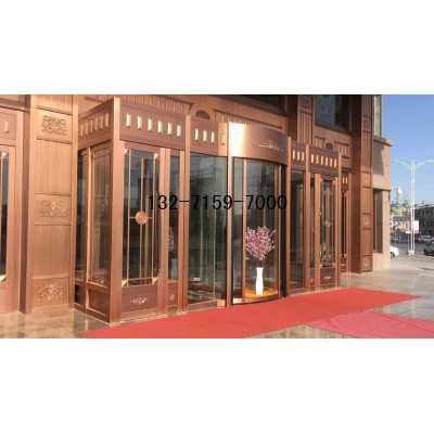 河南鄭州酒店圓弧門安裝廠家圖1