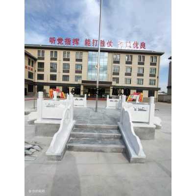 鄭州電動(dòng)旗桿漢白玉旗臺(tái)圖3