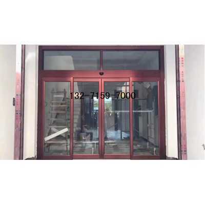 鄭州自動(dòng)感應(yīng)門，咖啡色自動(dòng)感應(yīng)門圖片圖1