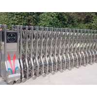 鄭州不銹鋼電動(dòng)伸縮門，不銹鋼伸縮門安裝使用后怎樣保養(yǎng)?