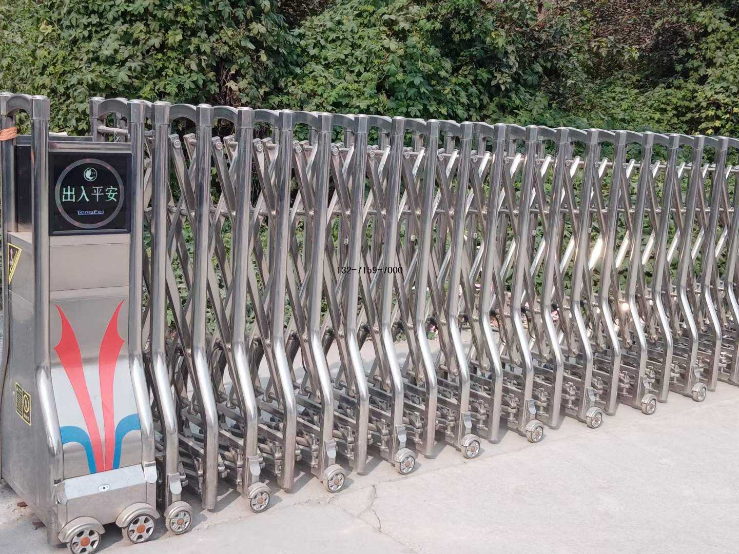 鄭州不銹鋼電動伸縮門