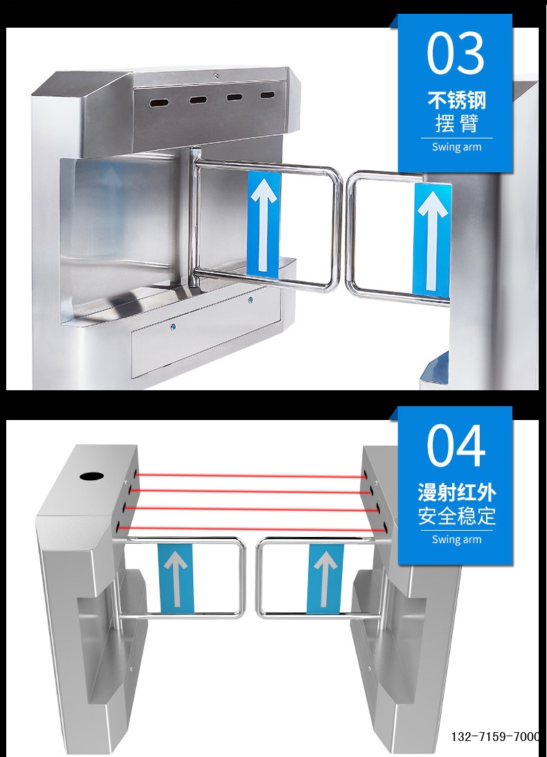 鄭州不銹鋼擺閘廠家