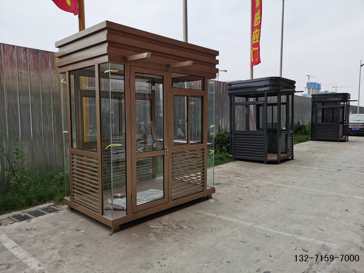 鋼化玻璃氟碳漆崗亭