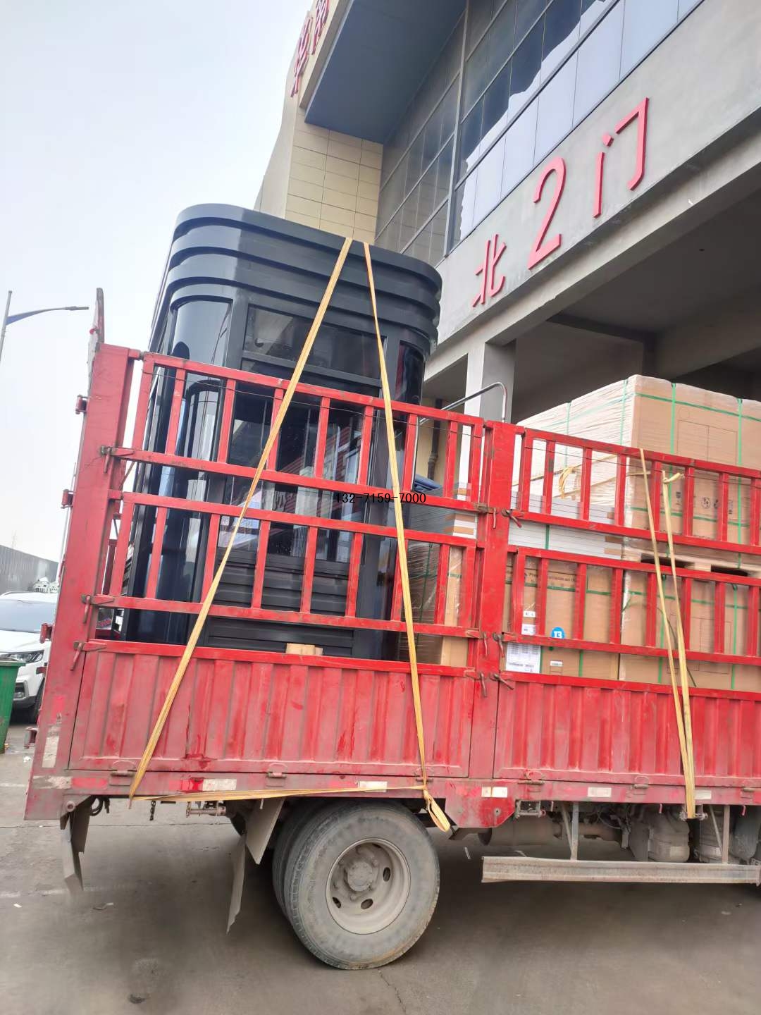 晉城定制的崗亭發(fā)貨了