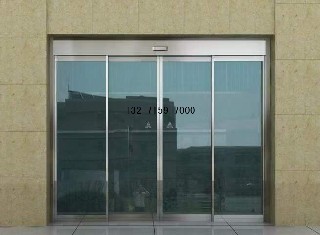 不銹鋼拉絲板自動感應門