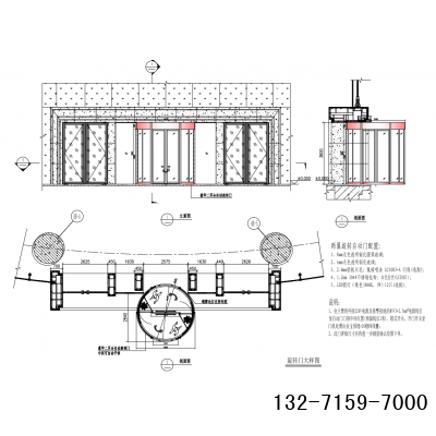 自動旋轉(zhuǎn)門，兩翼自動旋轉(zhuǎn)門技術(shù)要求圖3