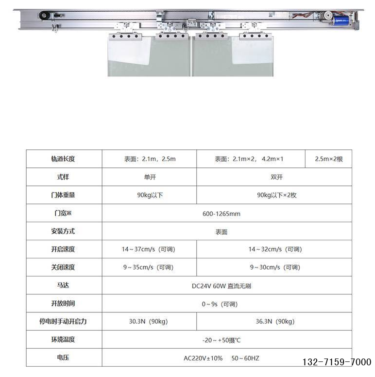 松下h3自動門電機參數(shù)