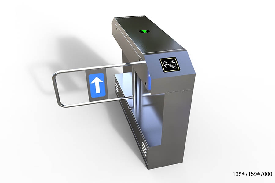 不銹鋼斜角擺閘