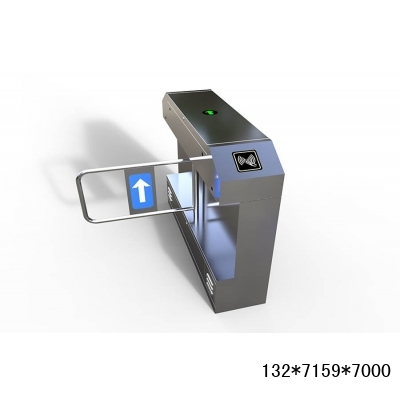 鄭州不銹鋼擺閘安裝圖2