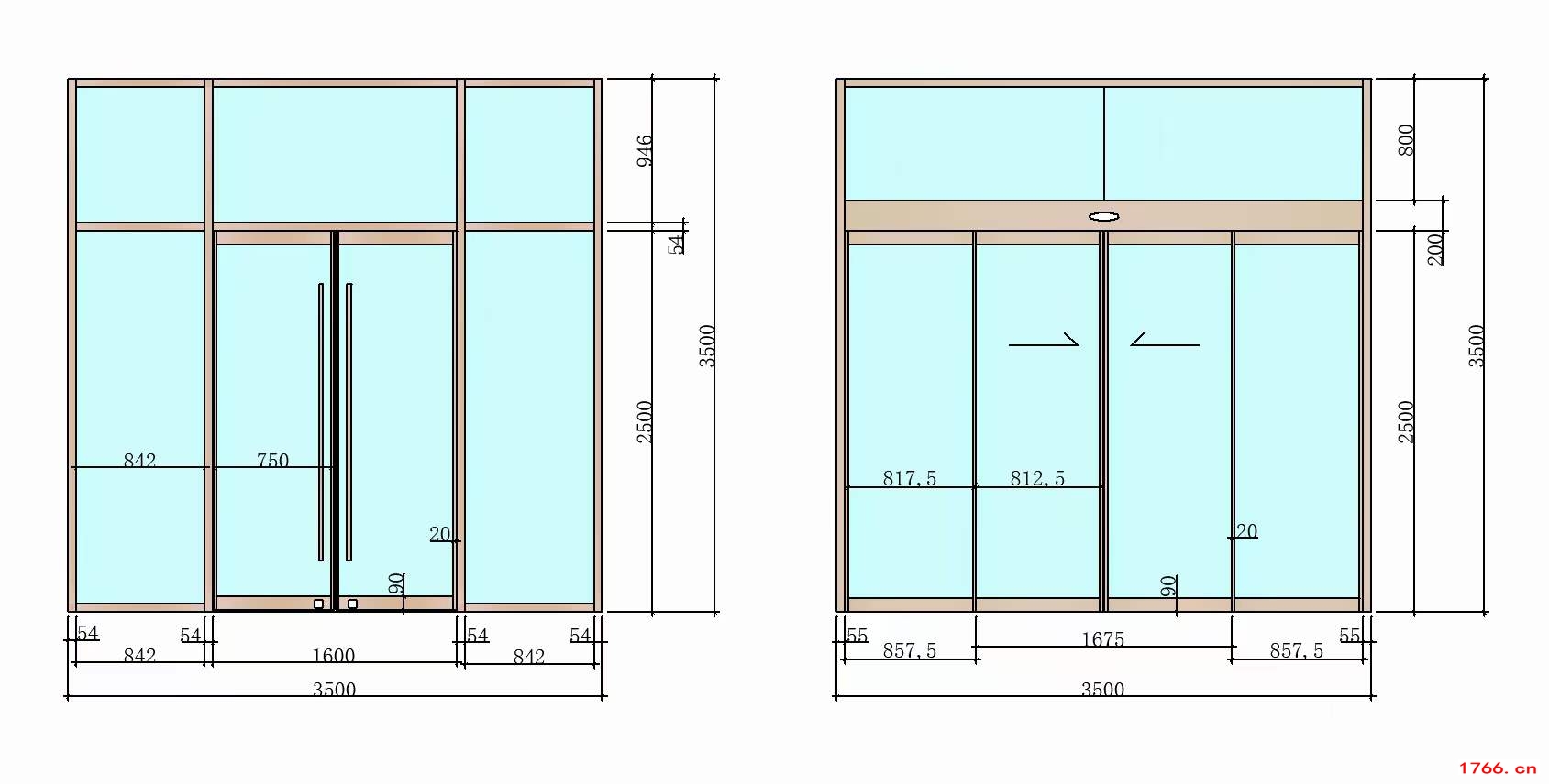 型材感應(yīng)自動(dòng)門