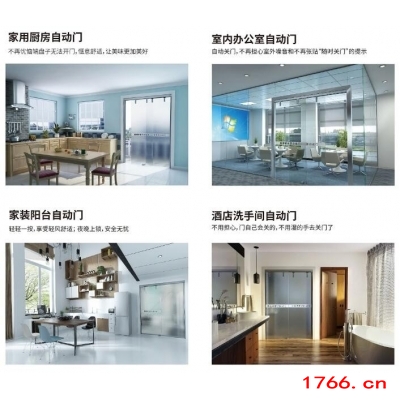 磁懸浮平移自動感應智能門圖3