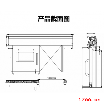 外掛中式氣密自動(dòng)門圖2