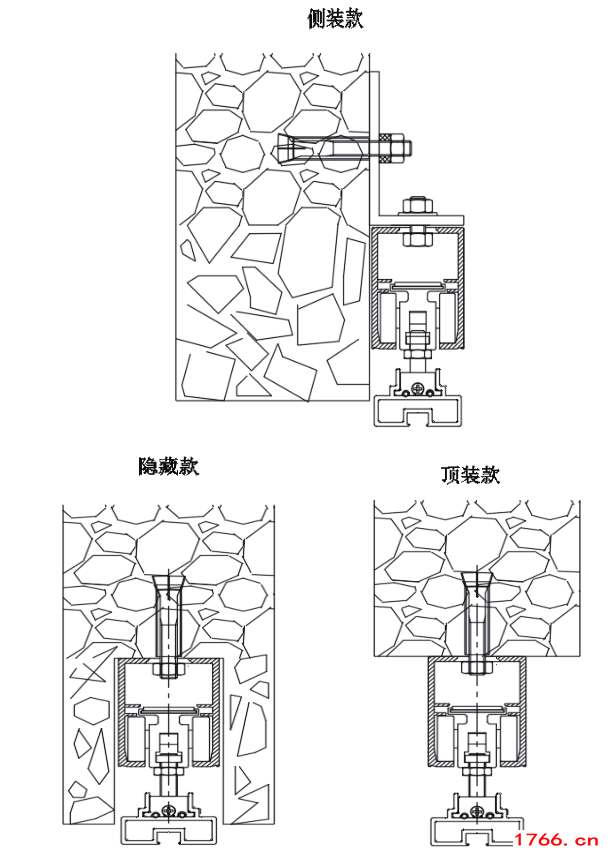磁懸浮自動(dòng)門門體安裝方式