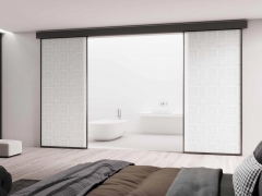 鋁合金門(mén)窄邊框(單包)圖片_鋁合金極窄推拉門(mén)