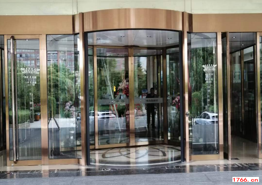 型材旋轉(zhuǎn)自動門