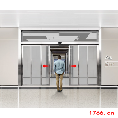 不銹鋼自動感應(yīng)門圖2