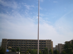 鄭州旗桿市場的新潮流_河南同創(chuàng)旗桿_不銹鋼錐形電動旗桿