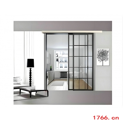 單開(kāi)磁懸浮平移門(mén)，測(cè)裝磁懸浮感應(yīng)智能門(mén)_語(yǔ)音控制自動(dòng)門(mén)圖2