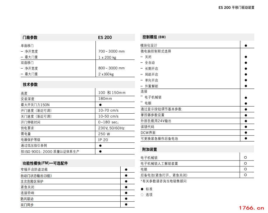 dorma自動感應門電機參數(shù)
