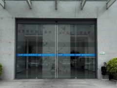 玻璃感應自動門_玻璃自動感應門