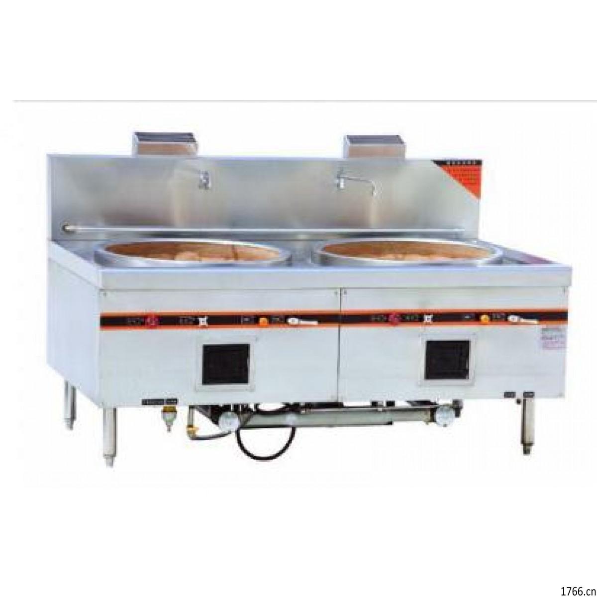 雙頭大鍋灶，鄭州不銹鋼雙頭大鍋灶 圖3