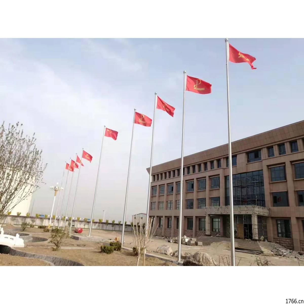 鄭州旗桿安裝廠家，不銹鋼錐形旗桿安裝廠家圖3