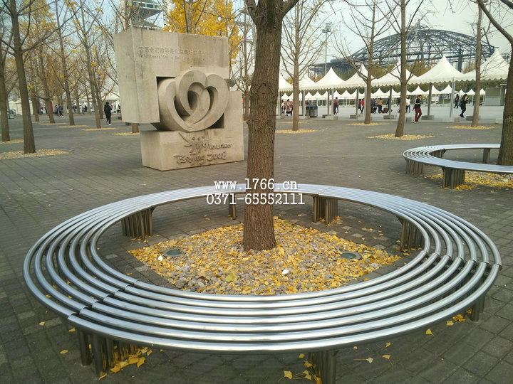不銹鋼公園座椅